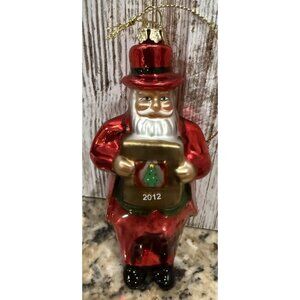 Macy’s 2012  Blown Glass Yes Virginia,  There Is A Santa Claus 2012 Ornament
